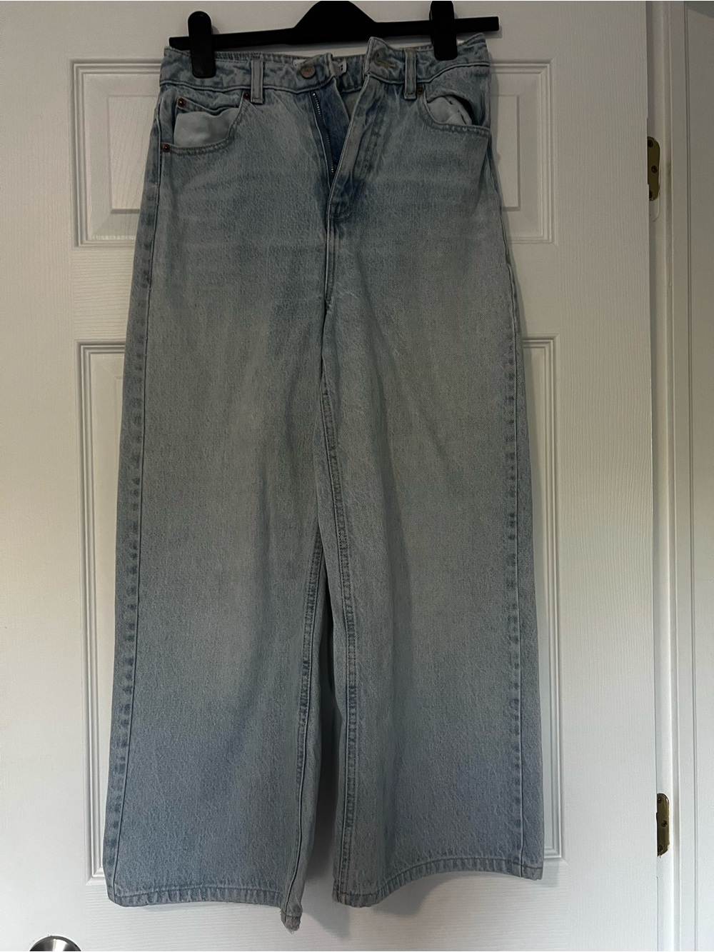 twik Light Blue Wide-Leg High-Rise Jeans